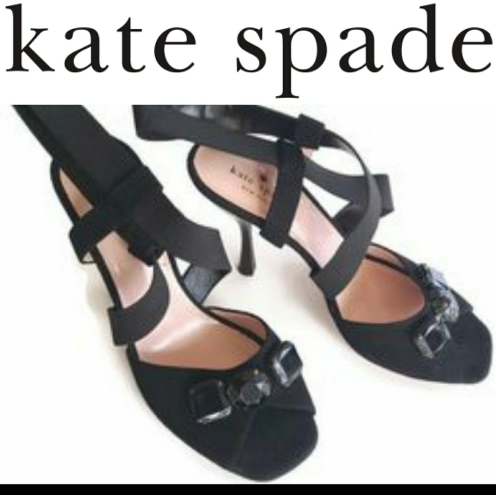 NWOT Kate Spade Suede Slingback Stilettos